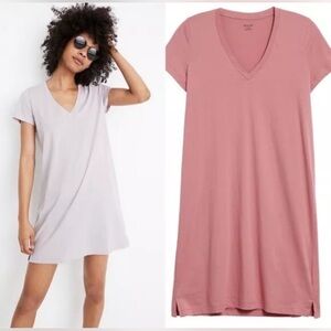 Madewell Pink Tee Dress
